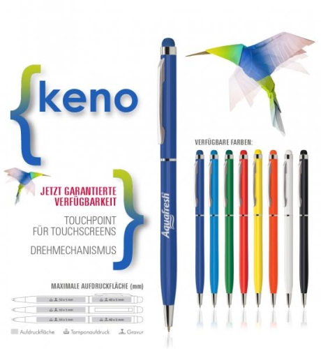 Prestige metal ballpoint pen KENO TOUCH